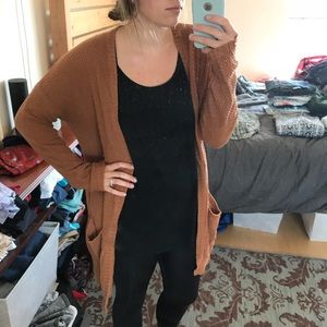 Burnt Orange Long Sweater - Urban Outfitters | M